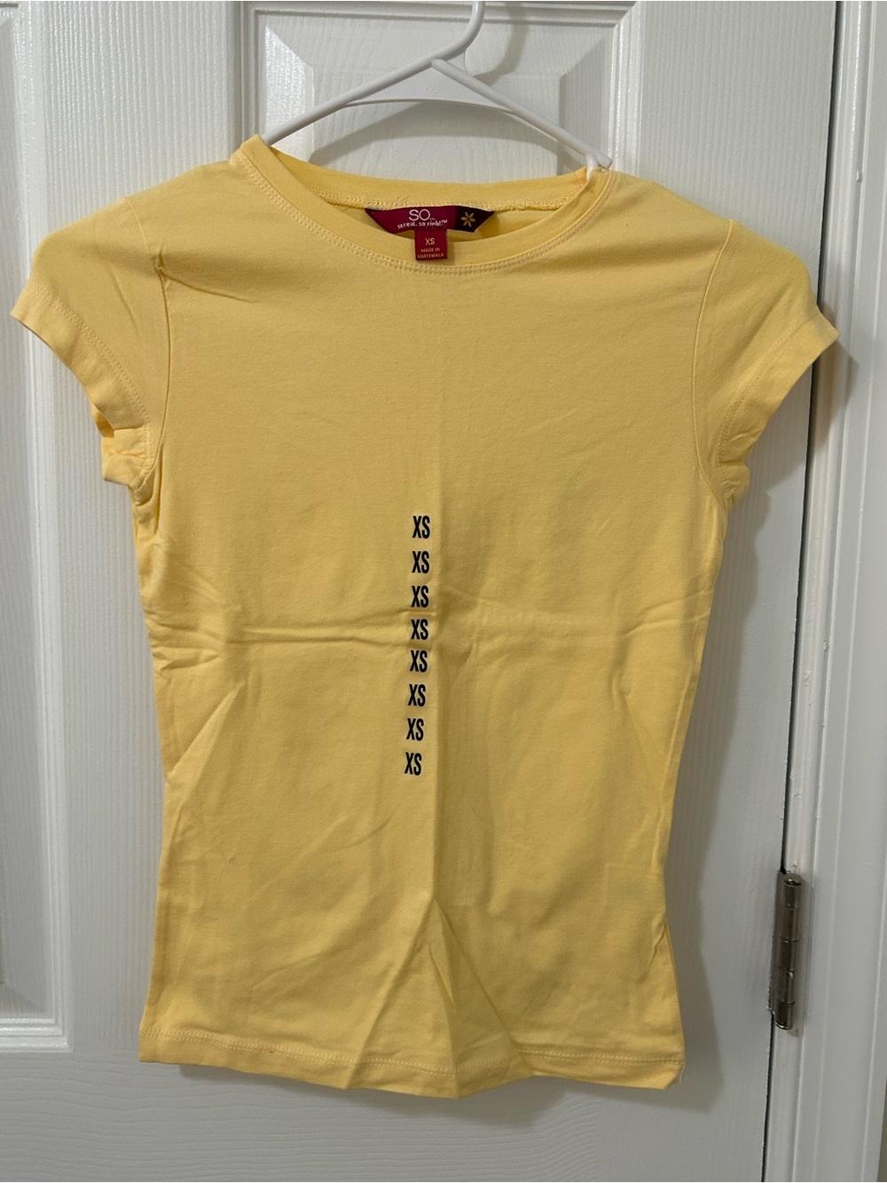 SO Yellow Short Sleeve Crew Tee